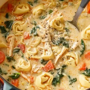 Creamy Chicken Tortellini Soup