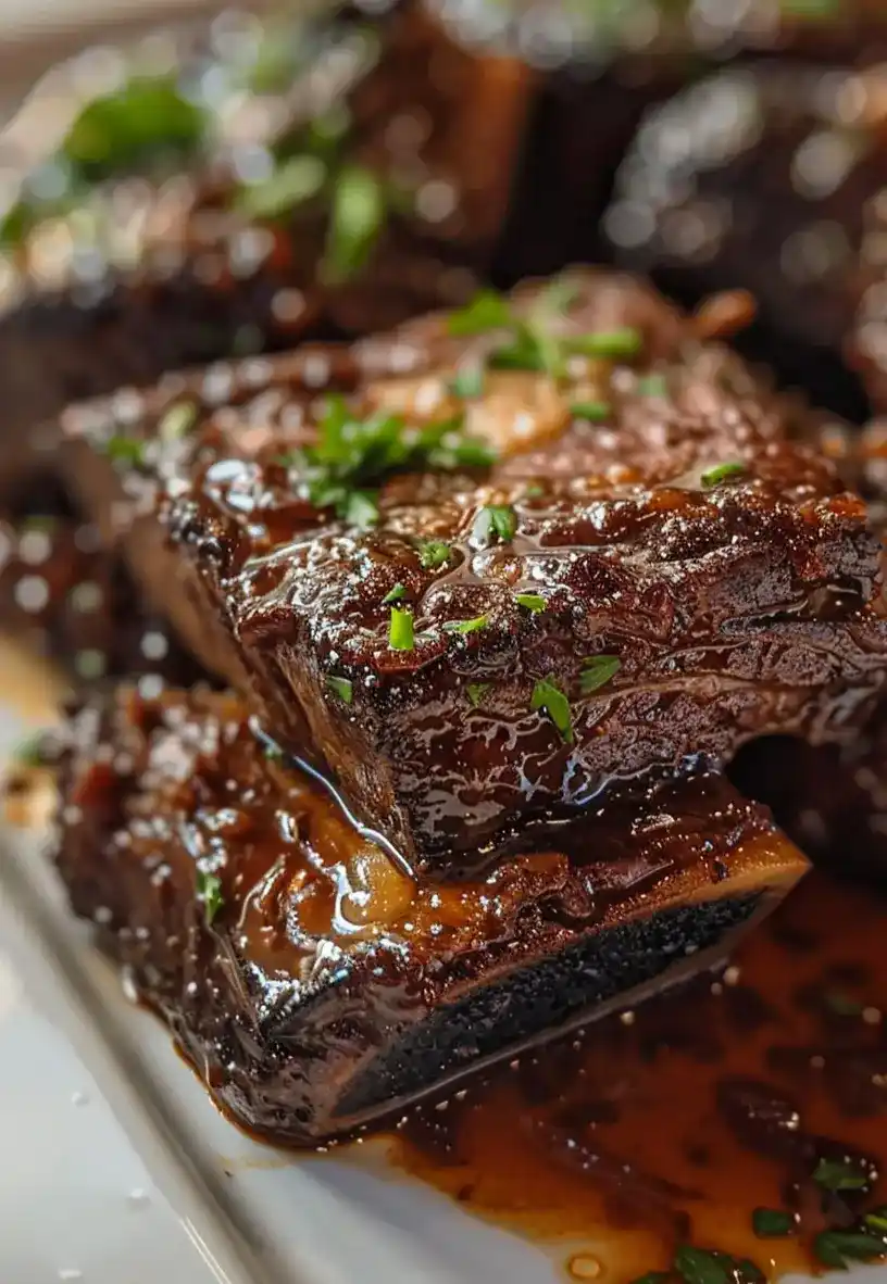 Slow Cooker Red Wine Braised Short Ribs