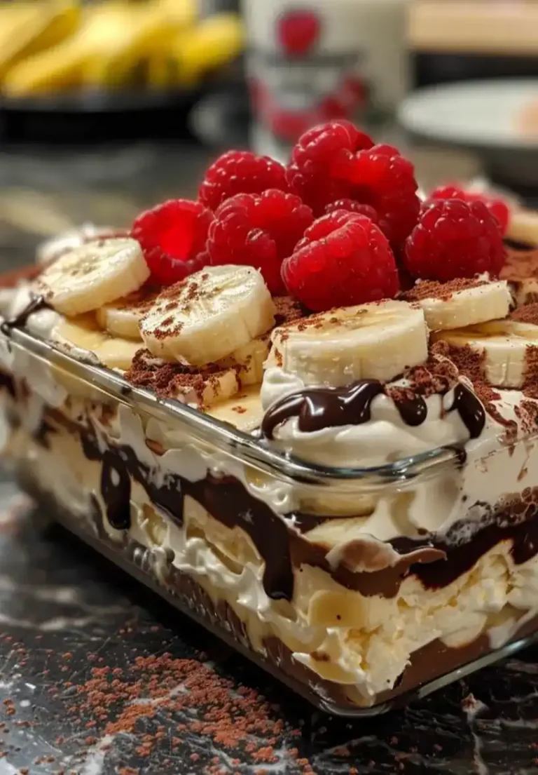 No Bake Banana Split Dessert