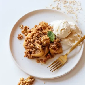 Cinnamon Apple Crisp