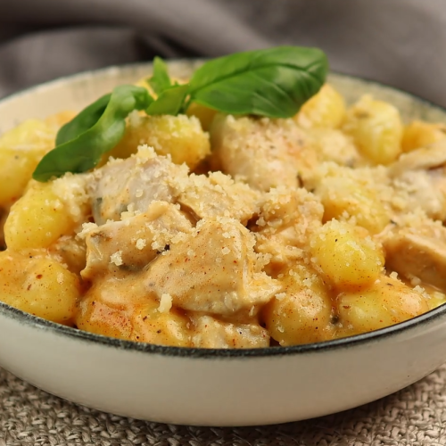 Garlic Chicken Gnocchi Skillet