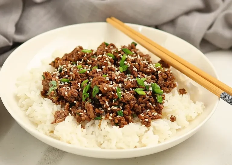 Korean Ground Beef Bowl