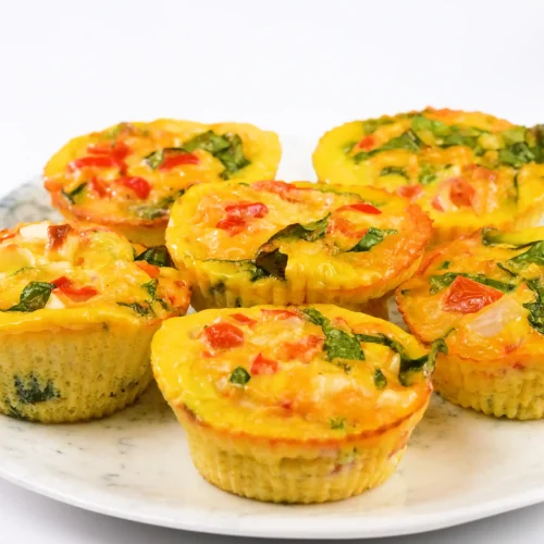 Egg Muffins with Spinach and Feta