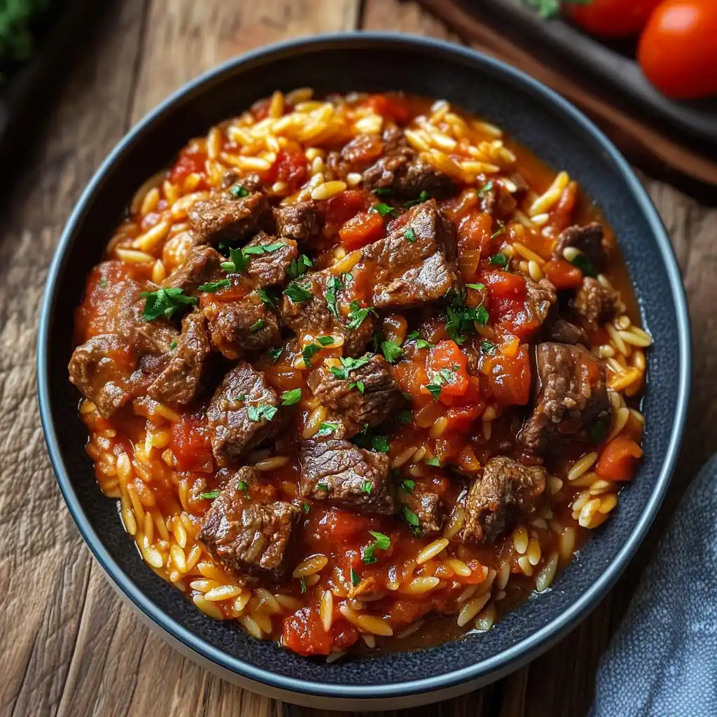 beef giouvetsi