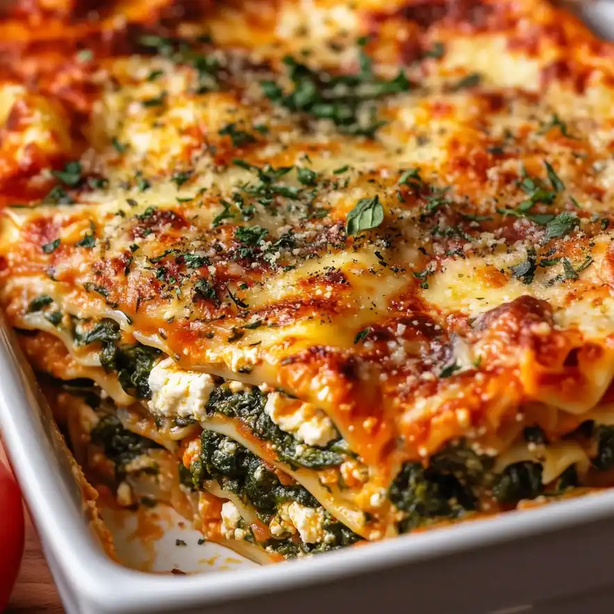 spinach lasagna with ricotta