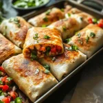 Baked Chicken Chimichangas