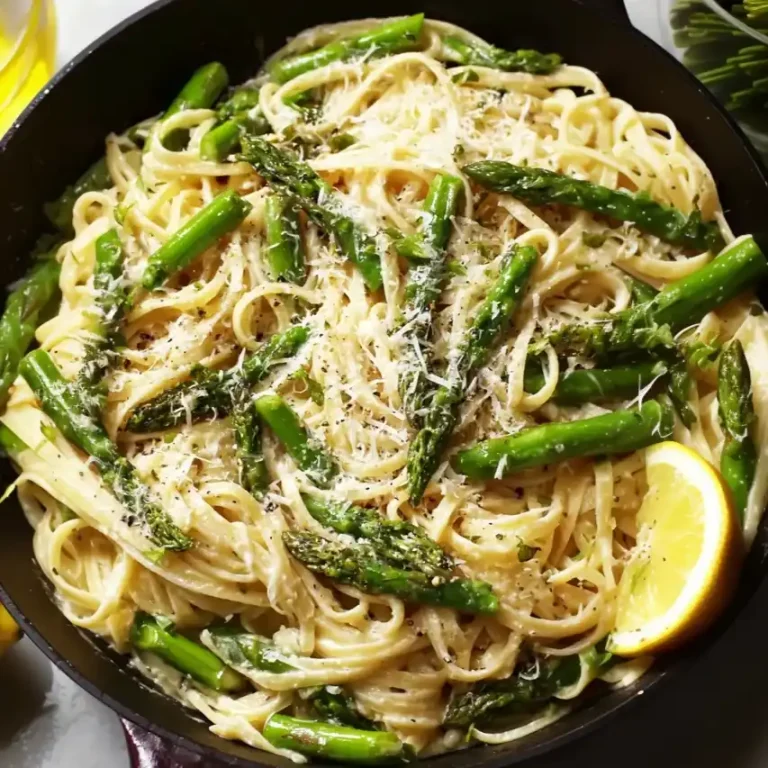 Asparagus Pasta with Lemon and Garlic
