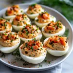 smoked salmon deviled eggs
