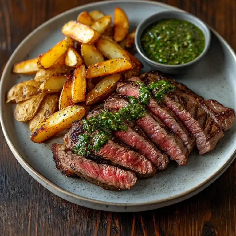 Steak Frites with Chimichurri