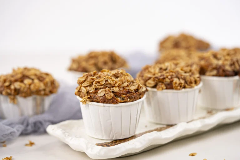 Healthy Banana Oatmeal Muffins