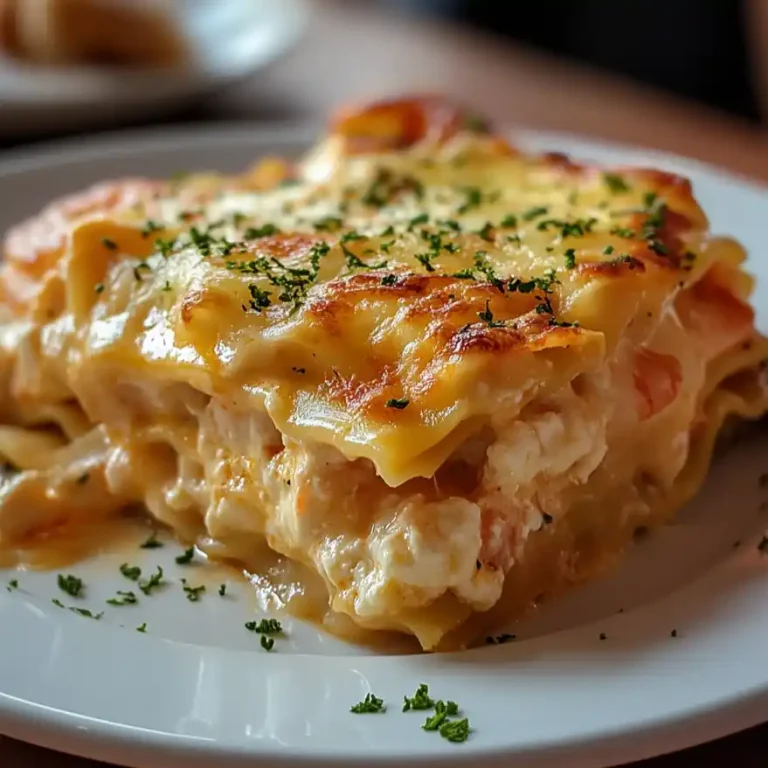 garlic butter shrimp scampi lasagna