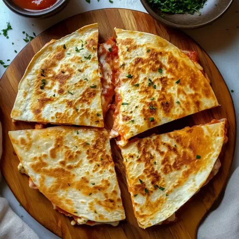 5-Ingredient Pizza Quesadillas