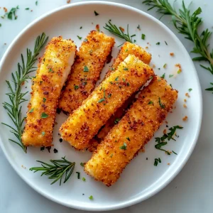 Crispy Baked Fish Sticks