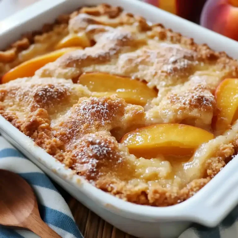peach cobbler with canned peaches