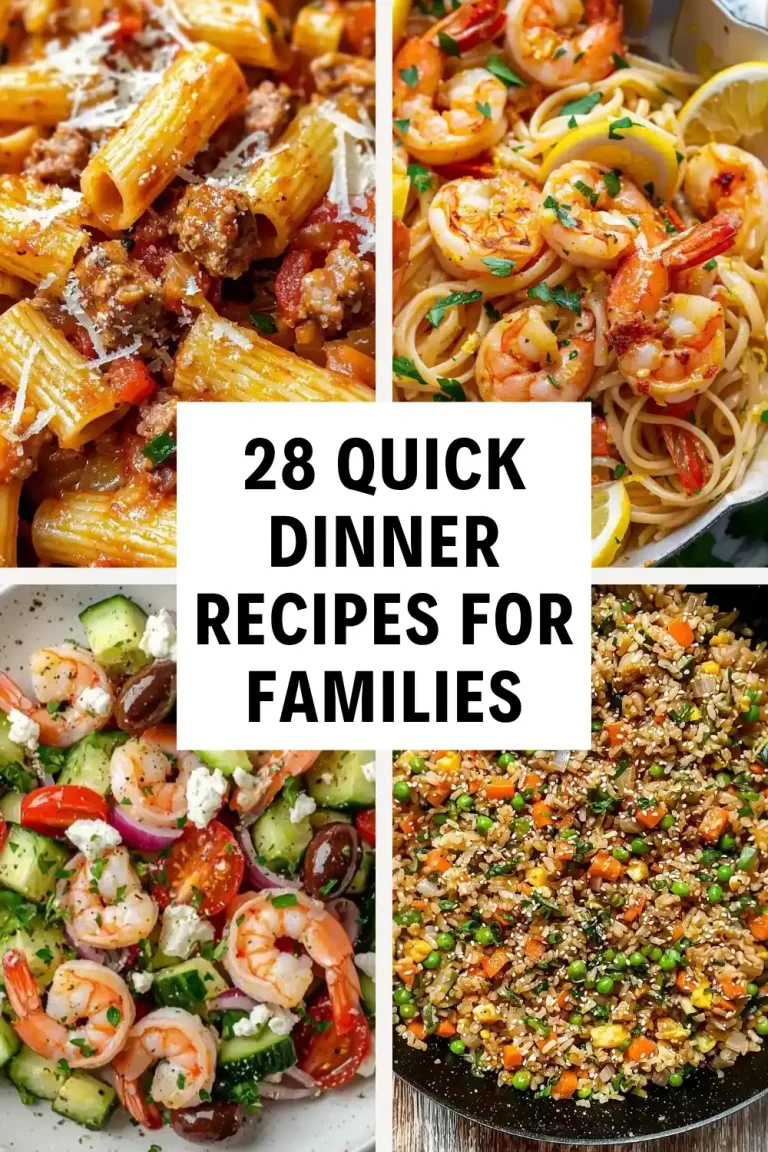 28 Quick Dinner Recipes for Families