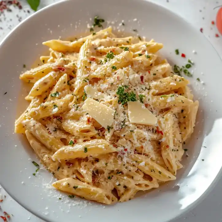 One Pot Creamy Garlic Pasta
