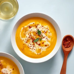 maple roasted butternut squash soup