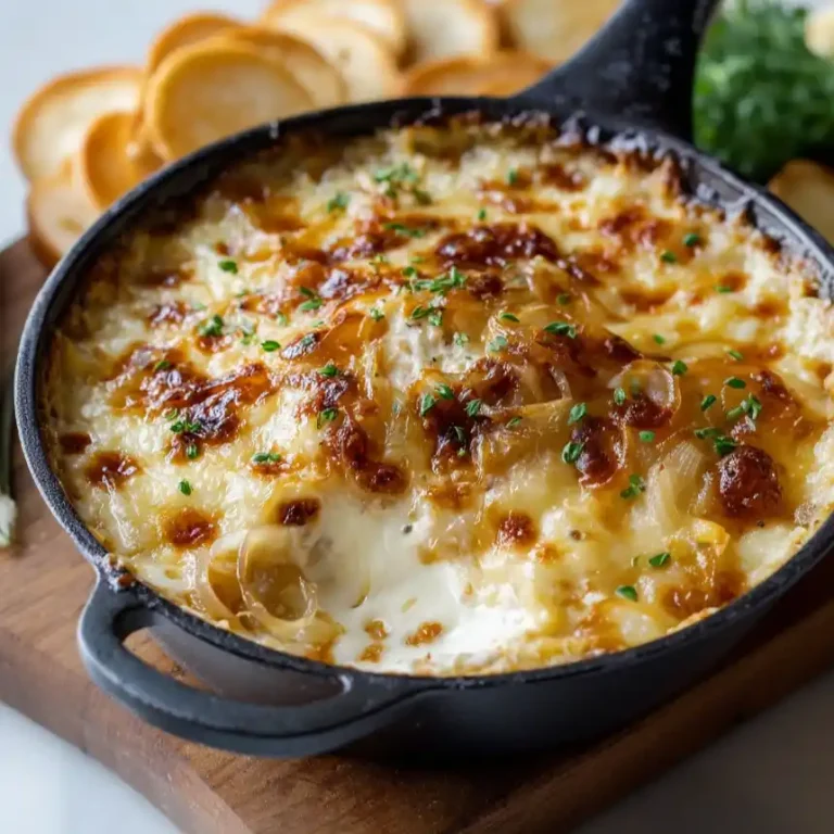 caramelized onion and gruyere dip