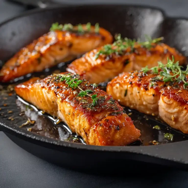Honey Garlic Butter Salmon