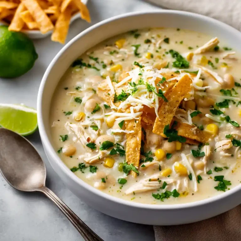 White Chicken Enchilada Soup
