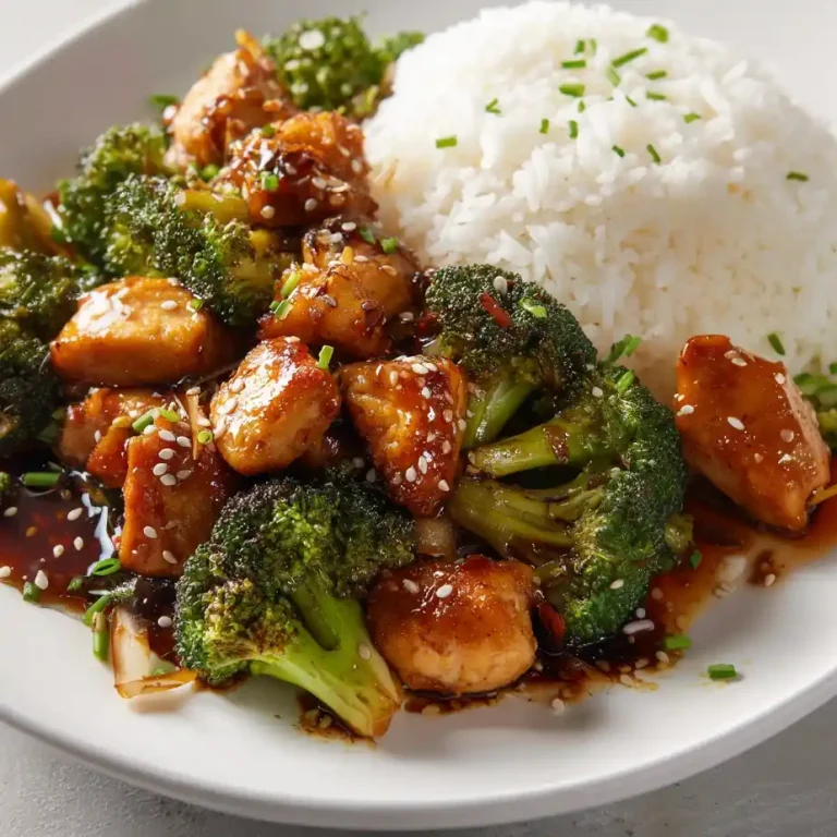 teriyaki chicken and broccoli stir fry