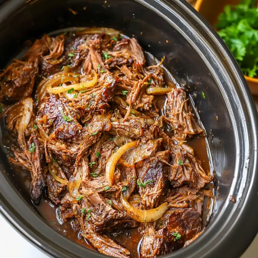 Slow Cooker French Onion Pot Roast