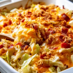 Cabbage Casserole with Bacon