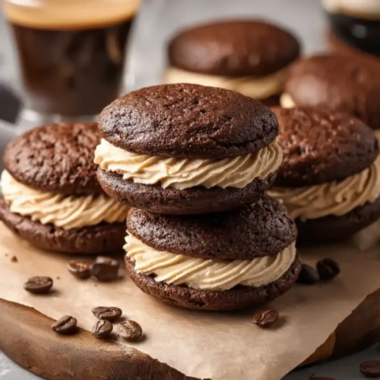 Coffee Chocolate Coffee Whoopie Pies