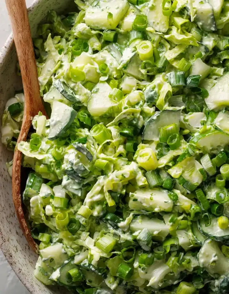 Green Goddess Salad close up