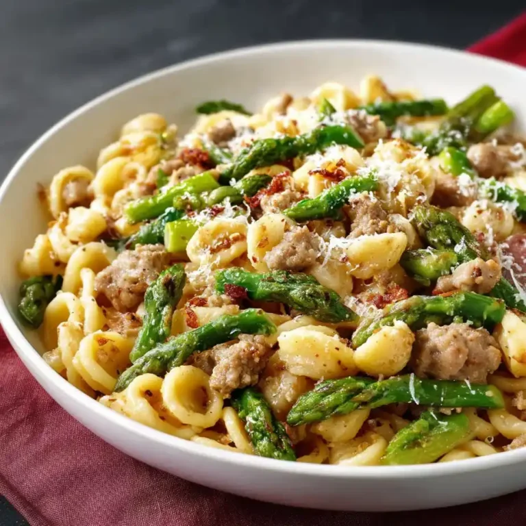 Sausage Asparagus Pasta