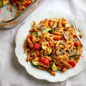 sundried tomato pesto pasta bake