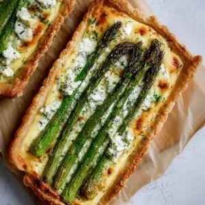Asparagus and Goat Cheese Tart