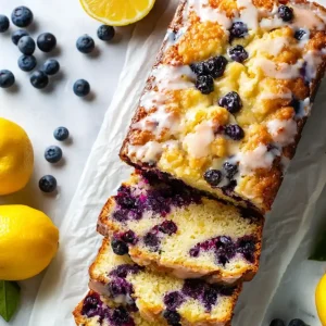 Lemon Blueberry Loaf Cake