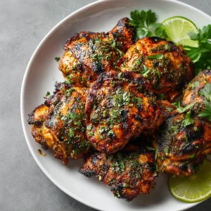 Cilantro Lime Grilled Chicken Thighs