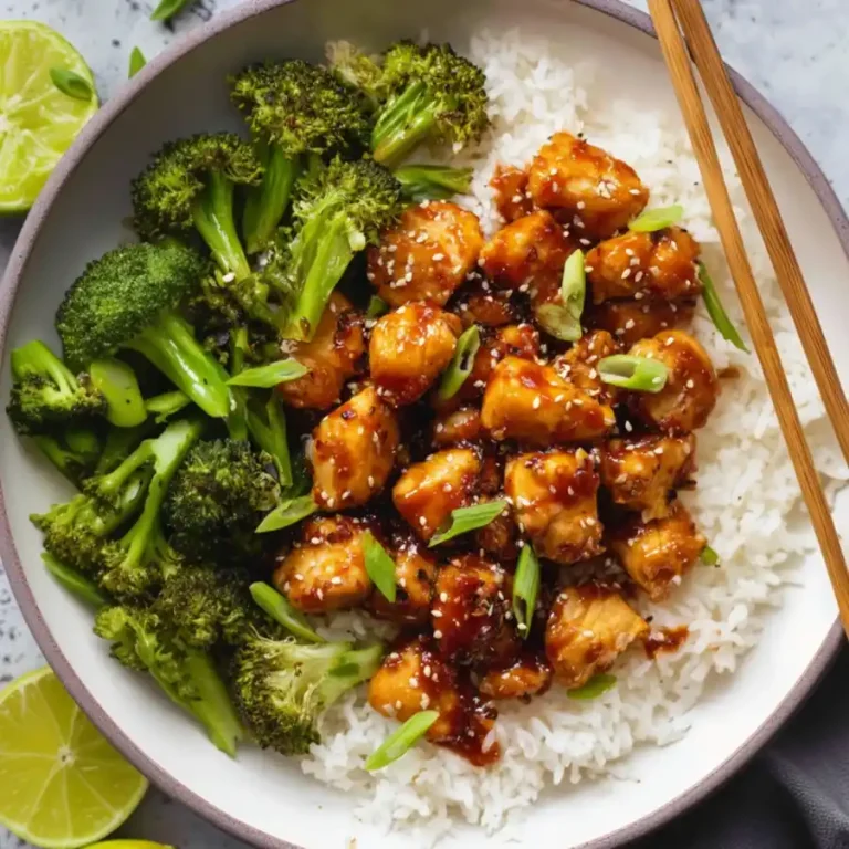 Honey Sriracha Chicken with Broccoli