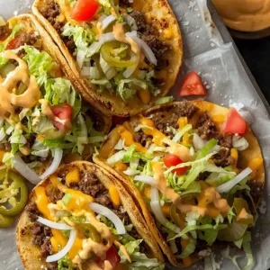 Smash Burger Tacos